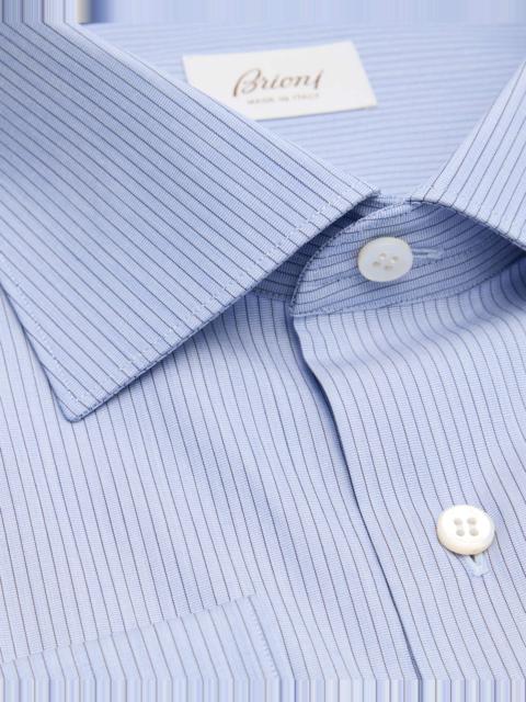 Brioni Men's Micro-Stripe Cotton Dress Shirt