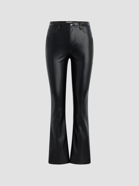 Joe's Jeans Women's Hi Honey Faux-Leather Bootcut Jeans - Black