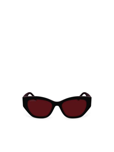 LACOSTE monogram cat-eye sunglasses