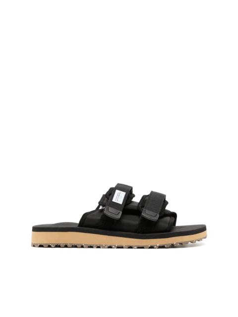 Suicoke Moto logo-patch slides