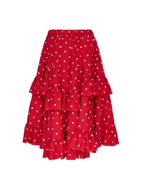 Comme des Garçons GIRL Polka Dot Midi Skirt
