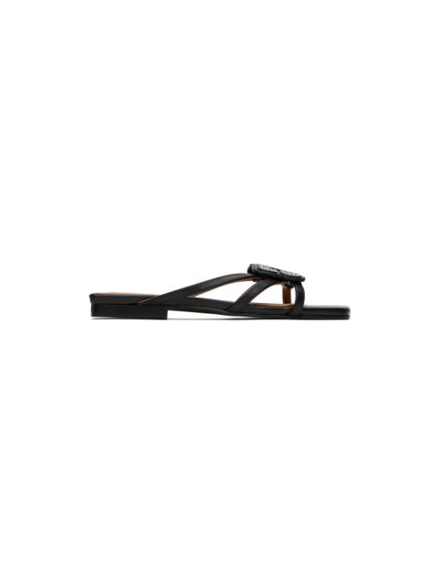 【GANNI】LIGHT WEIGHT EVA ASYMMETRICAL SANDALS/ 各色 Black Light Weight EVA Asymmetrical Sandals | GANNI CA