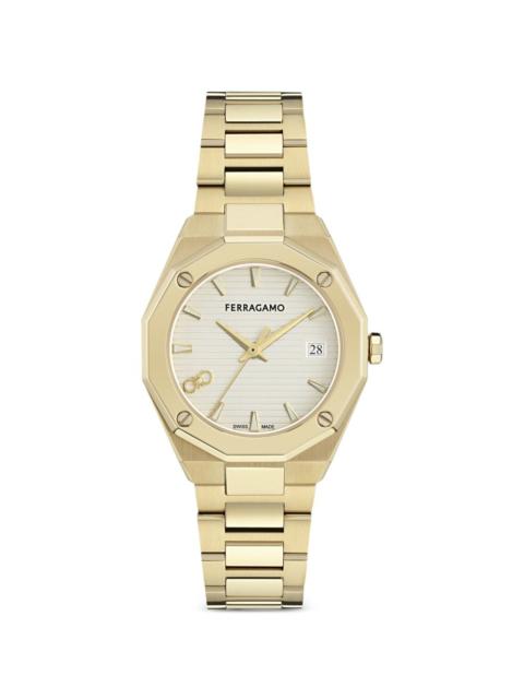 FERRAGAMO Edge 3H 34mm watch