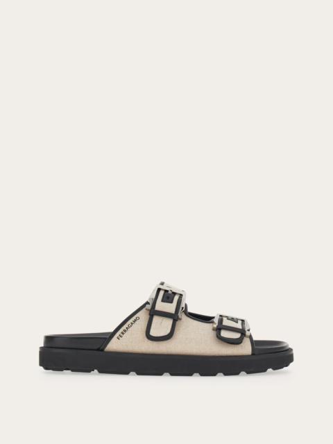 FERRAGAMO DOUBLE STRAP SANDAL