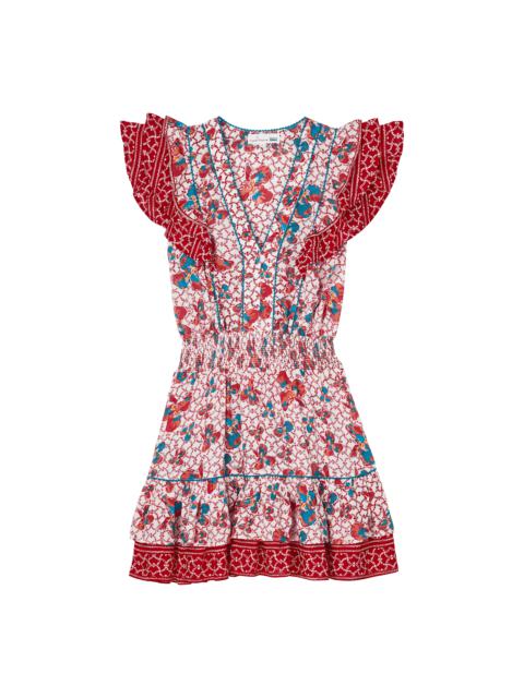 Women Mini Dress Iris Lace - Vilebrequin x Poupette St Barth