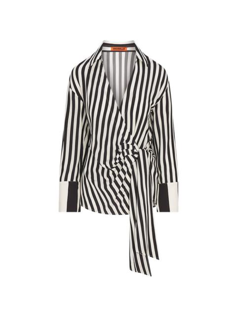 SIMONMILLER Vietta striped blouse