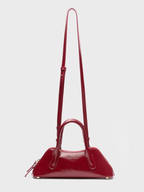 Blumarine KISS ME MINI BAG IN PATENT LEATHER WITH B MONOGRAM