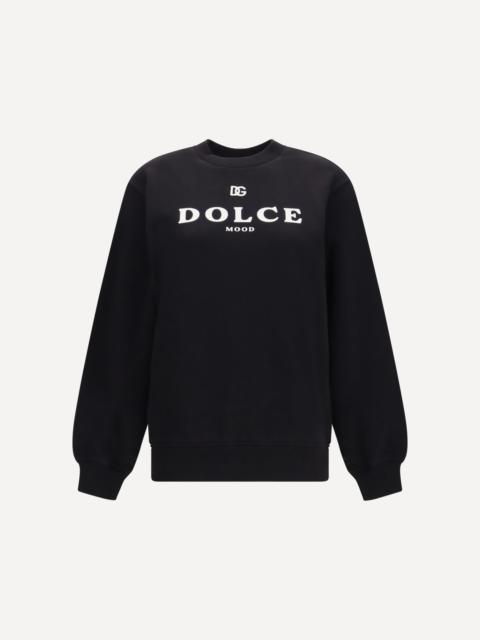 Dolce & Gabbana Cotton logo crewneck Sweatshirt