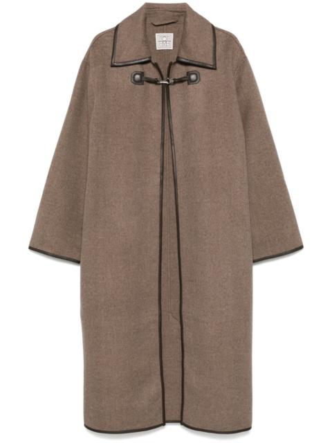 TOTEME mélange-effect coat