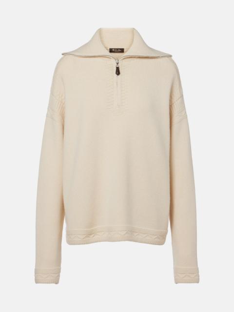 Loro Piana Carezza cashmere polo sweater