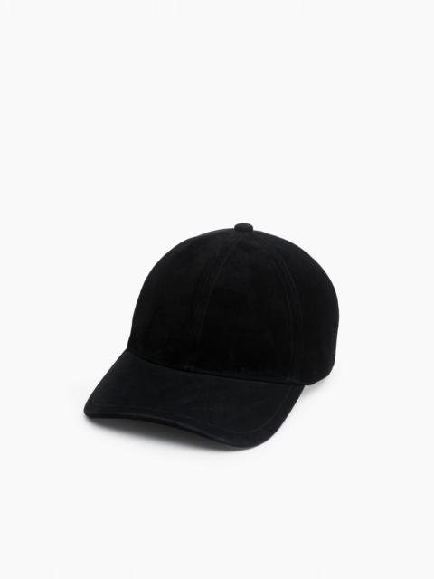 rag & bone Harlow Suede Baseball Cap