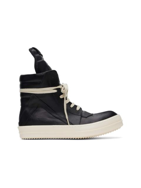Rick Owens Black Hollywood Geobasket Sneakers
