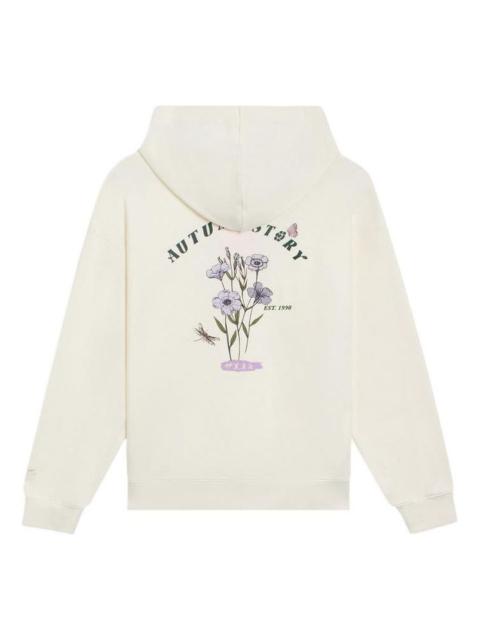 (WMNS) Li-Ning Floral Graphic Hoodie 'Beige' AWDS920-1