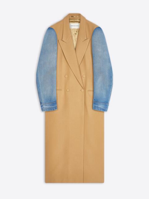 Dries Van Noten DENIM SLEEVED COAT