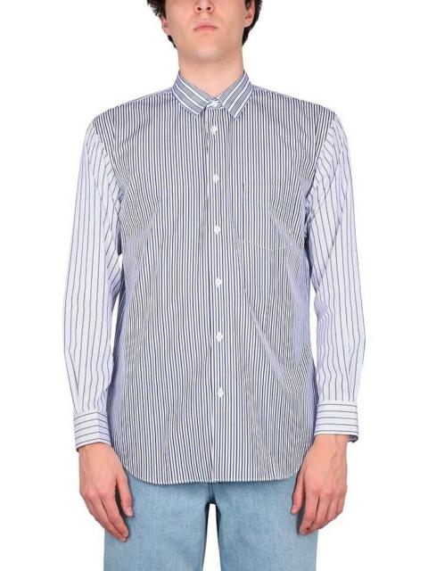 Comme Des Garçons Shirt With Striped Pattern
