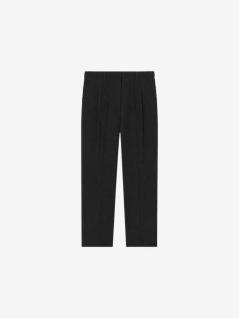 The Kooples BLACK WOOL WIDE-LEG TAILORED PANTS