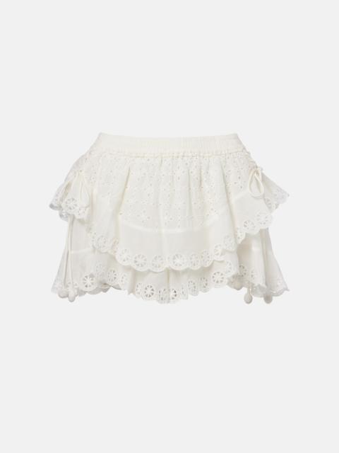 Isabel Marant Neis cotton and silk shorts