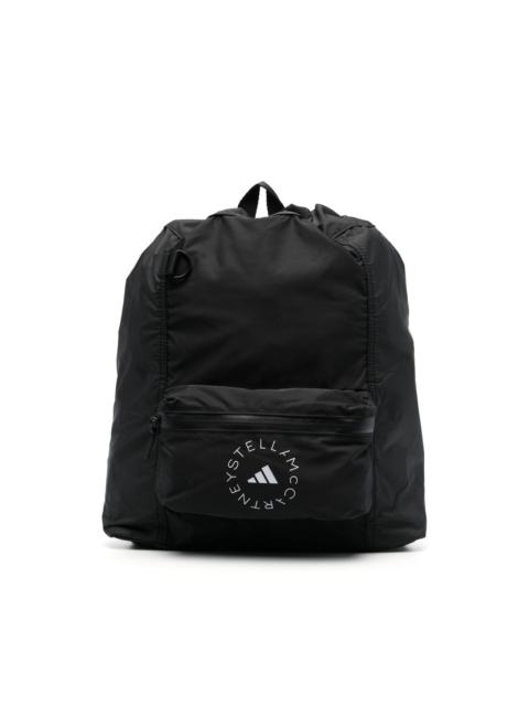 adidas logo print backpack
