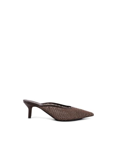 Brunello Cucinelli Monili net detail sandals