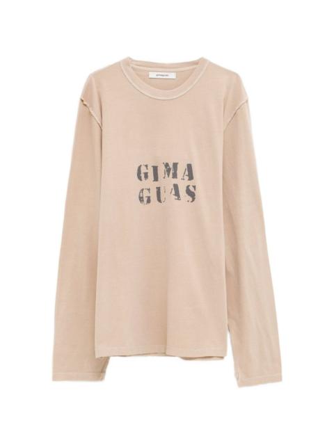 gimaguas long-sleeve logo-print T-shirt