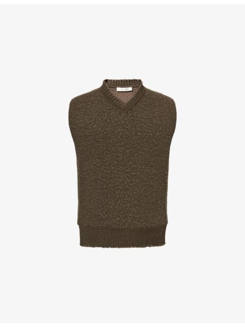 Craig Green Blanket V-Neck Merino-Wool and Cotton-Blend Vest
