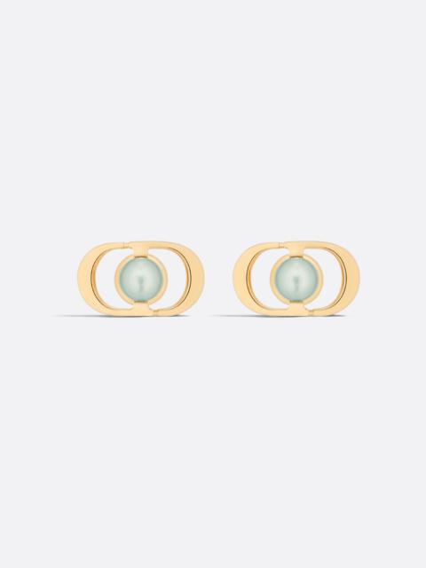 Dior Petit CD Jolie Mini Stud Earrings