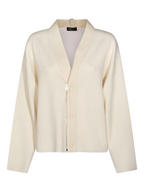 FABIANA FILIPPI zip-button long-sleeve cardigan