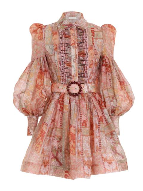 Zimmermann KALEIDOSCOPE TUXEDO FRILL MINI