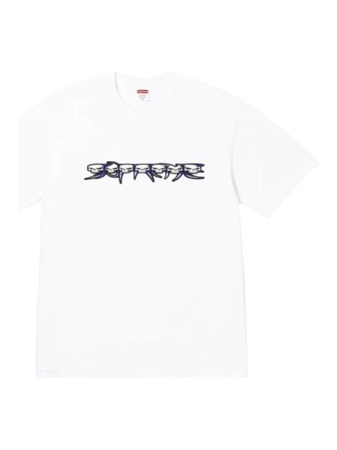 Supreme Supreme FW26 Skulls Spellout T-Shirt 'White' SUP-FW26-004-WHT