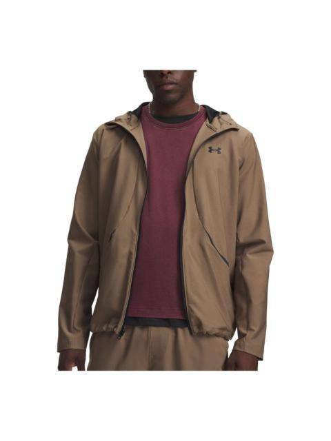 Under Armour Under Armour UA Unstoppable Woven Jacket Asia Sizing 'Desert Taupe Black' 6014621-219