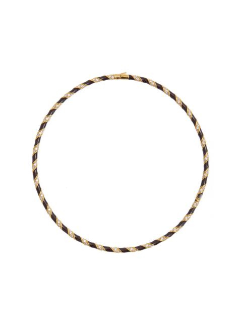 Zimmermann CANDY STRIPE PAVE CHOKER
