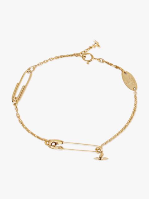 Vivienne Westwood SAFETY PIN BRACELET | GOLD
