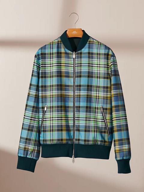 Hermès Reversible rib trim jacket