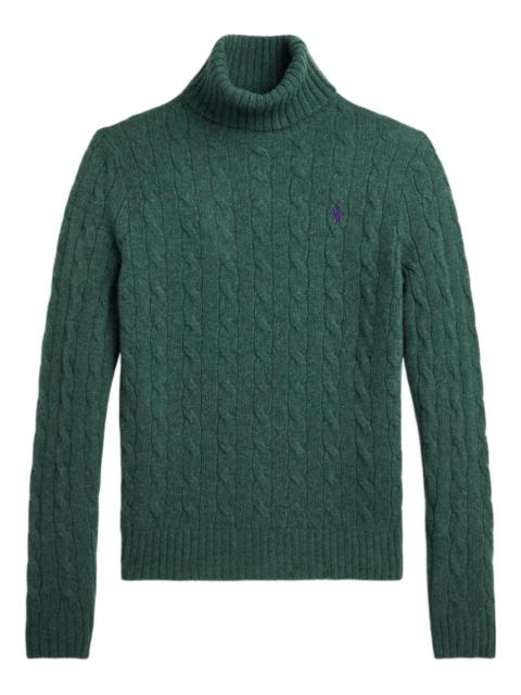 Polo Ralph Lauren cable-knit turtleneck sweater