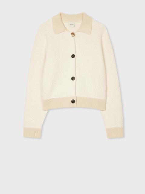 Paul Smith Women's Ivory Knitted Button Through Cardigan