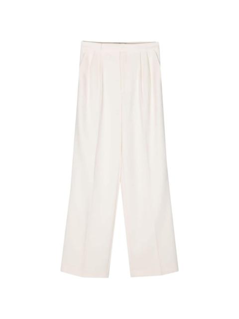 high-waist tailored trousers