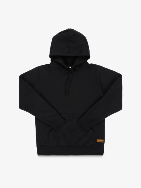 Iron Heart IHSW-84-BLK PRINTED 14OZ ULTRA HEAVYWEIGHT LOOPWHEEL COTTON HOODIE - BLACK