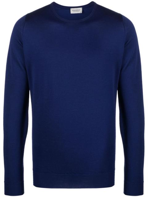 JOHN SMEDLEY fine-knit merino jumper