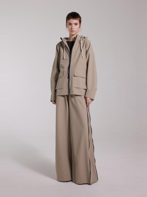 Stutterheim Sandviken Matte Zip Raincoat Potato