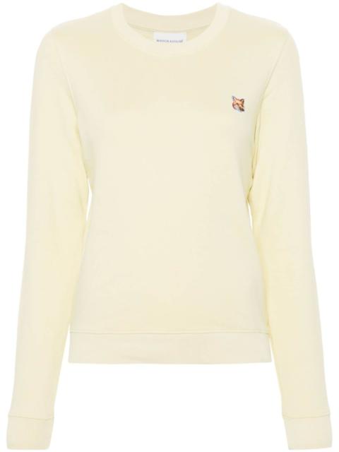Fox-motif cotton sweatshirt