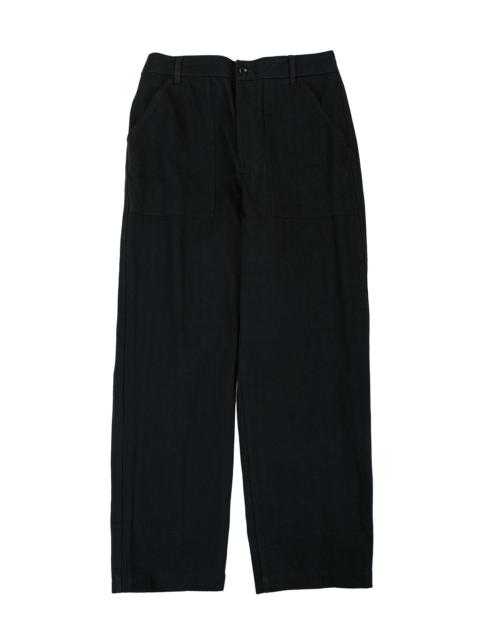 NORSE PROJECTS Kvitfjell Relaxed Cotton Wool Herringbone Pant Black