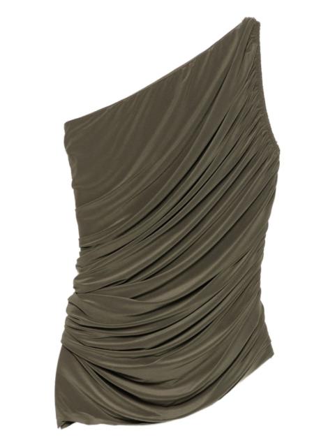 NORMA KAMALI Diana Mio one-strap draped swim top