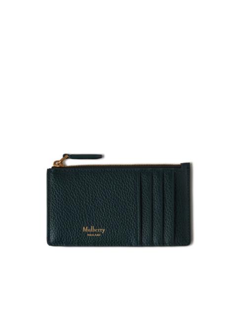 Mulberry Continental logo-stamp card holder