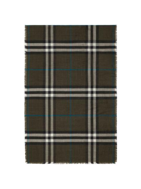 Vintage Check reversible scarf