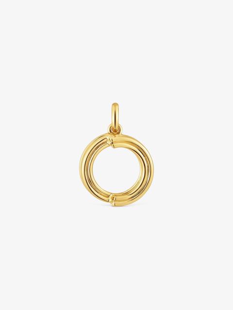 TOUS Medium 18K gold vermeil letter O Pendant TOUS Alphabet