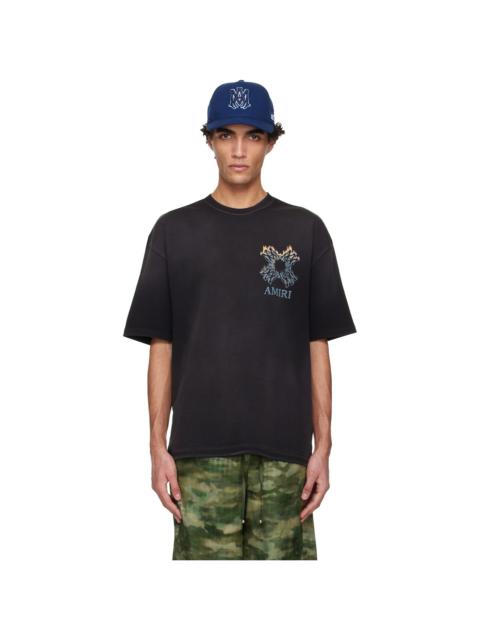 Black MA Quad Flames Oversized T-shirt