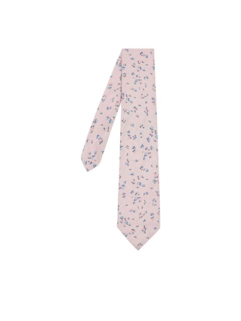 Paul Smith floral print silk tie