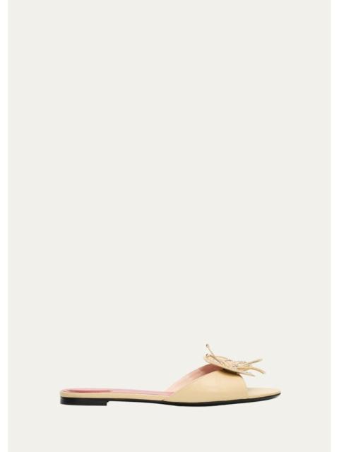 Valentino Flutterby Flat Slides