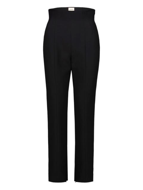 KHAITE high-waist lenn trousers