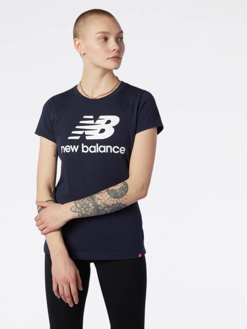 New Balance NB Essentials Stacked Logo Tee